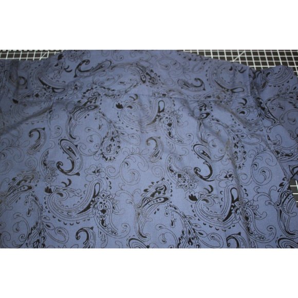 Polo Club /Long sleeved button up/ (Size S)/ Blue with Black Paisley - Picture 11 of 12